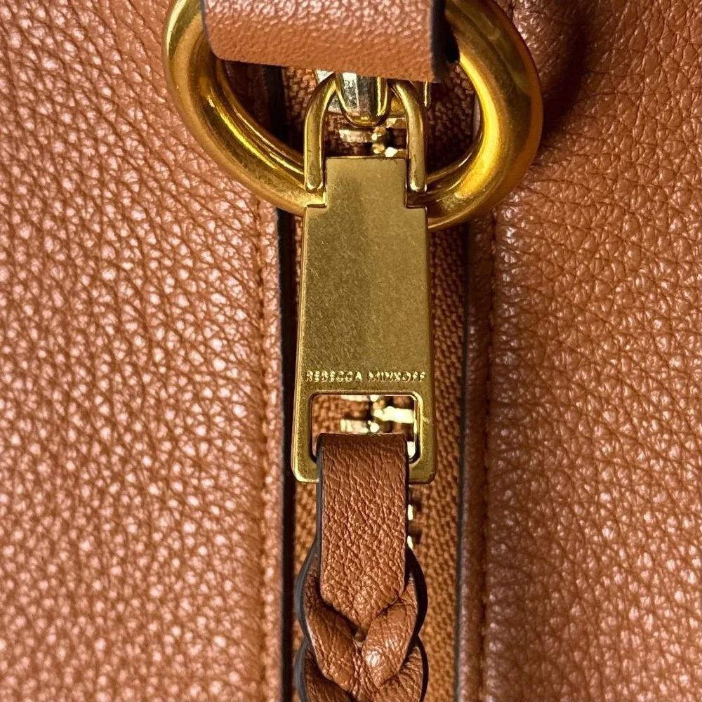 Rebecca Minkoff Julian Backpack Tan Brown Leather Gold Hardware HS21TJUB06
